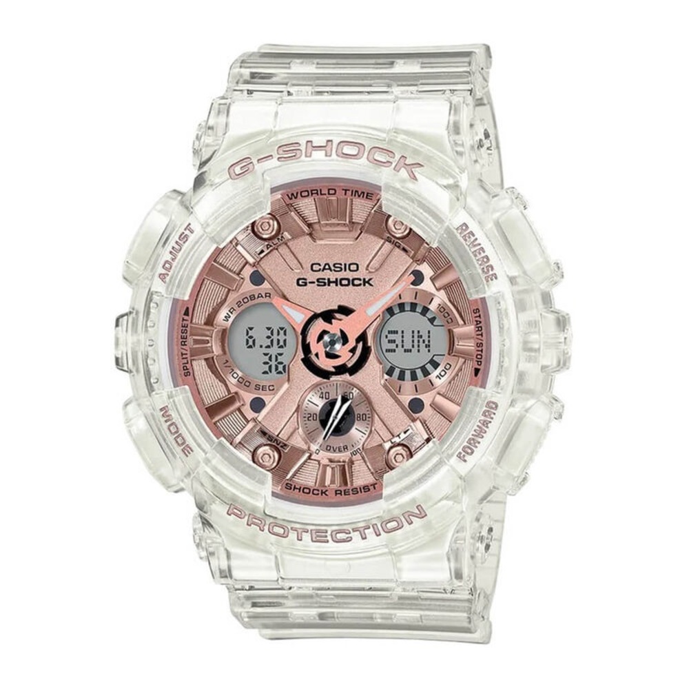 Casio G-Shock Rose Dial with Clear Band